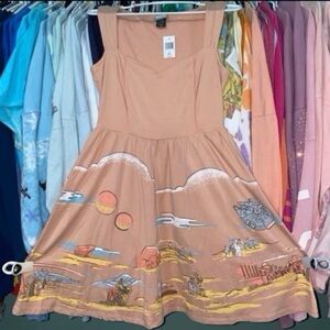 Disney parks x her universe Star Wars tatooine dress NWT S